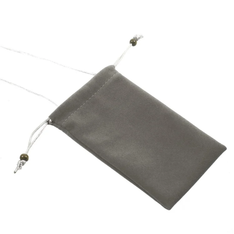 100Pcs/Lot Velveteen Drawstring Pouch Bags for iPhone 8 Plus / 7 Plus / 6s Plus /6 Plus, Size: 11 x 16.5cm