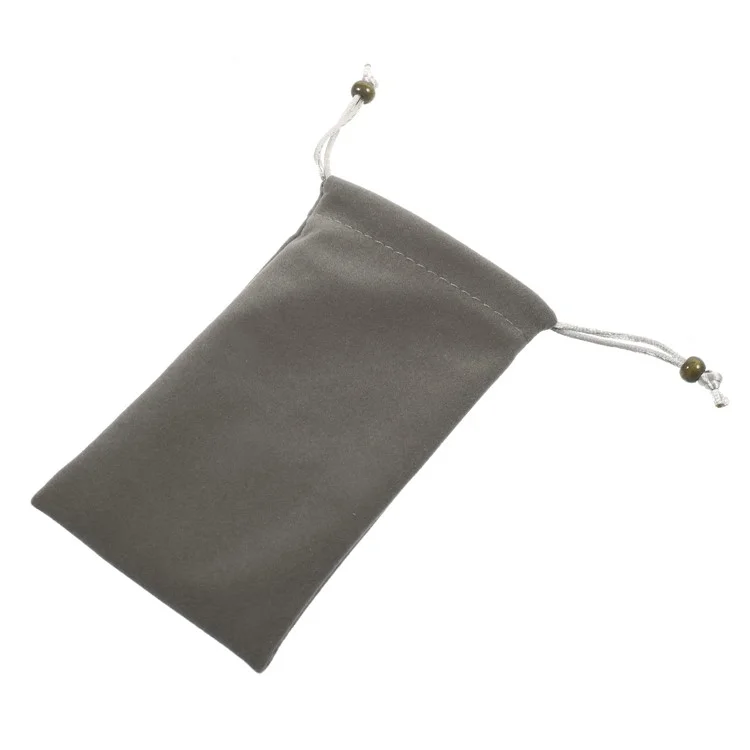 100Pcs/Lot Velveteen Drawstring Bags for iPhone 8 / 7 / 6s /6, Size: 9 x 15cm