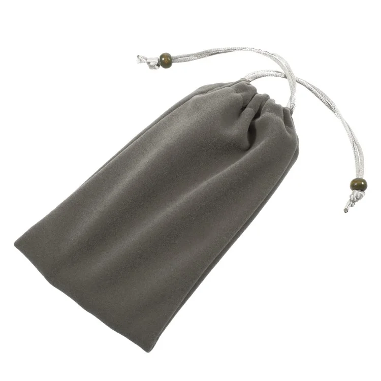 100Pcs/Lot Velveteen Drawstring Bags for iPhone 8 / 7 / 6s /6, Size: 9 x 15cm