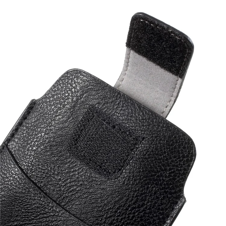 100Pcs/Set Litchi Grain Leather Card Holder Pouch with Belt Loop for iPhone 8 Plus/Samsung Galaxy Note 8 etc.
