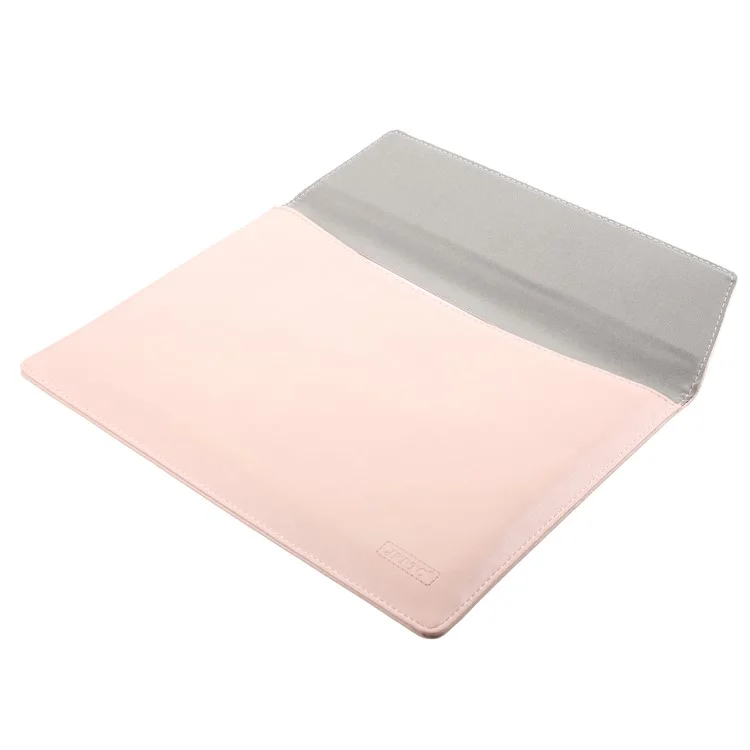 Elegant Series PU Leather Laptop Sleeve Bag Case for Macbook Air/Pro 13.3 Inch, Size: 36x25cm - Pink