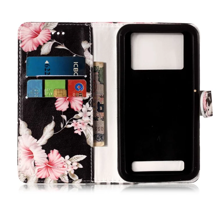Azalea Flower - Universal Pattern Printing Leather Wallet Mobile Phone Case for iPhone 8/LG K3 (2017)