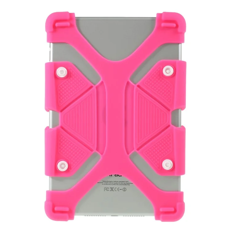 Coque De Protecteur Silicone De Cassette De Tablette Universelle Pour IPad 9.7 (2018) / Pro 10.5 (2017) / Comprimé À Moins De 8,9-12 Pouces - Rose