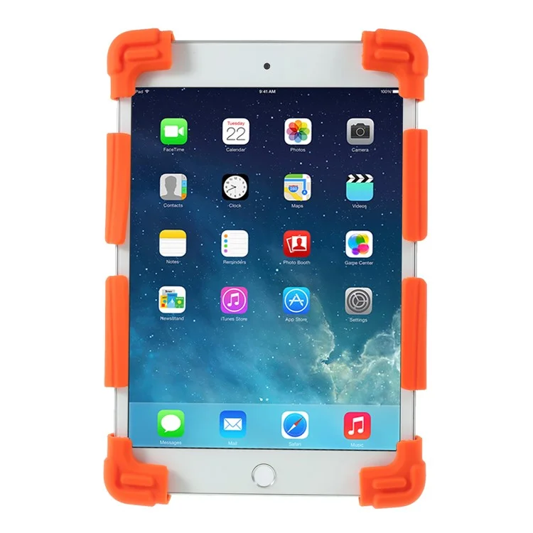 Universal Silicone Soft Flexible Protective Case for Lenovo Tab 4 8 / Xiaomi Mi Pad 4 - Orange