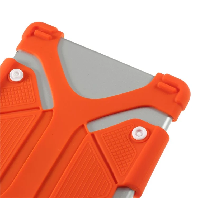 Universal Silicone Soft Flexible Protective Case for Lenovo Tab 4 8 / Xiaomi Mi Pad 4 - Orange