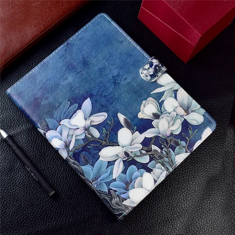 Tablet à Motif Universel de 7 Pouces Case Magnétique en Cuir PU Pour Huawei MediaPad T2 7.0 / Galaxy Tab 3 7.0 Etc - Style de Fleur 2