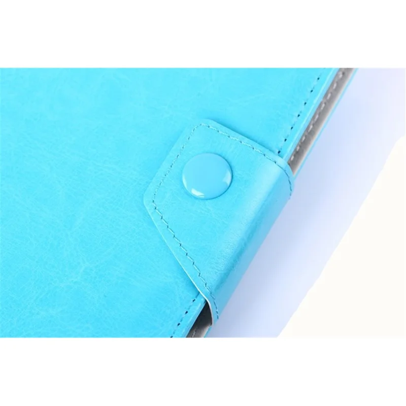 Universal PU Leather Stand Tablet Shell for 8-inch Tablets, Size: Length: 215mm, Width: 146-169mm - Baby Blue