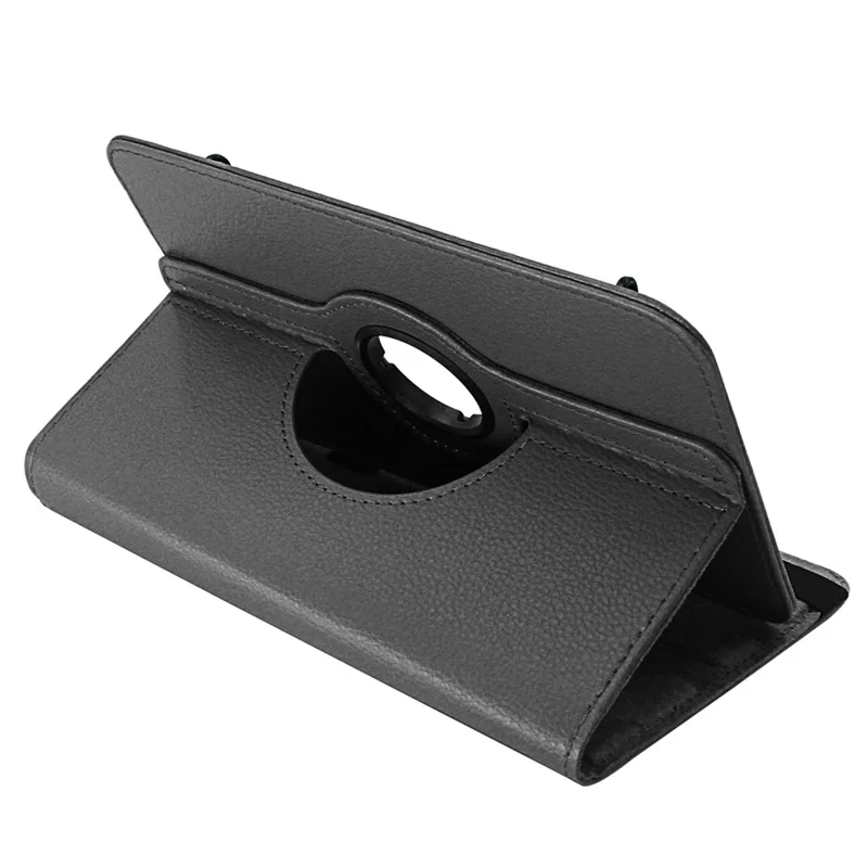 ENKAY HAT PRINCE Litchi Skin 360 Degree Rotary PU Leather Tablet Case for 10 inch Tablet - Black