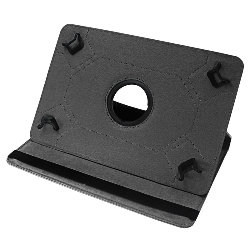 ENKAY HAT PRINCE Litchi Skin 360 Degree Rotary PU Leather Tablet Case for 10 inch Tablet - Black