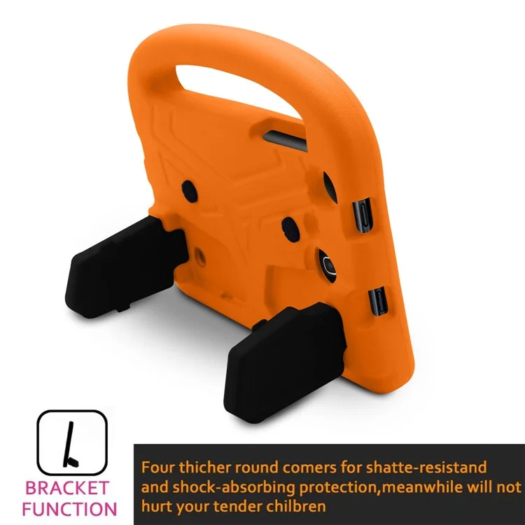 Capa de Suporte de Espuma EVA à Prova de Choque Acessório para Samsung Galaxy Tab T230 T235/T280 T285/T110 T111/SM-T113 - Laranja
