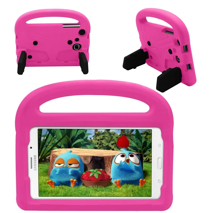 Tampa Acessória de Suporte de Espuma EVA à Prova de Choque Para Samsung Galaxy Tab T230 T235/T280 T285/T110 T111/SM-T113 - Rosa
