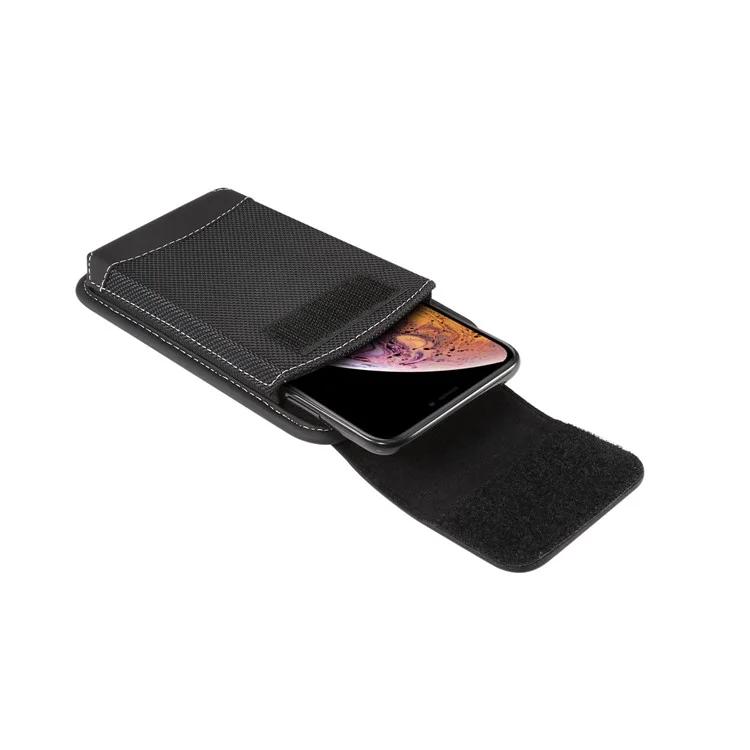 5,7-6,3 Zoll Universal Oxford Cloth Belt Clip Phone Pouch Bag für iPhone Samsung Huawei usw.