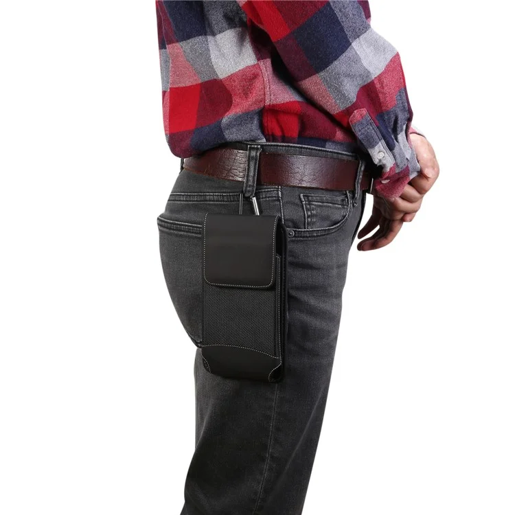 5,7-6,3 Zoll Universal Oxford Cloth Belt Clip Phone Pouch Bag für iPhone Samsung Huawei usw.