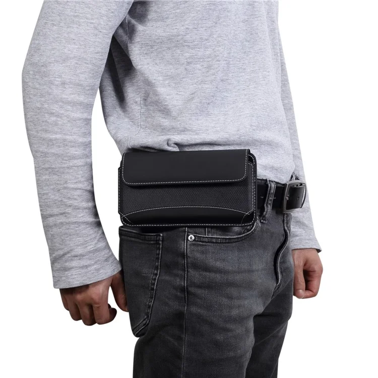 6.4-6.9 inch Universal Case Belt Clip Oxford Cloth Phone Pouch Bag for Men, Size: 18 x 9.2 x 2cm