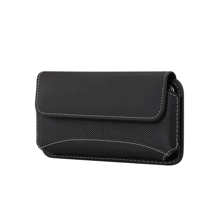 Bolsa De Teléfono Universal De Tela Oxford Universal De Tela De Oxford Con Clip De Cinturón Para Hombres (estilo Horizontal), Tamaño: 15 X 7.5 X 1.8 Cm