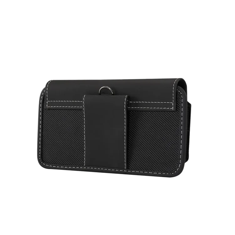 Bolsa de Tecido Oxford Universal de 4,7-5,2 polegadas com Clipe de Cinto para Homens (Estilo Horizontal), Tamanho: 15 x 7,5 x 1,8cm
