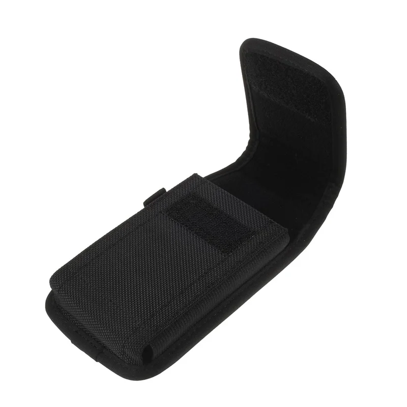 Universal Wear-resistant Oxford Cloth Waist Bag Phone Pouch with Hook for iPhone 8 / 7 / SE (2020) / SE (2022) / 6s Etc - Black