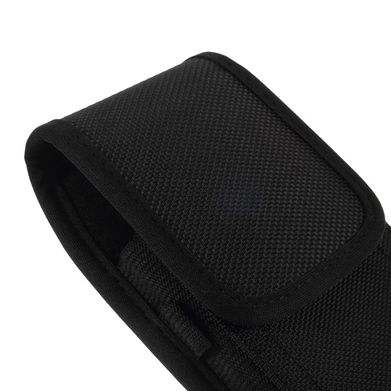 Universal Wear-resistant Oxford Cloth Waist Bag Phone Pouch with Hook for iPhone 8 / 7 / SE (2020) / SE (2022) / 6s Etc - Black