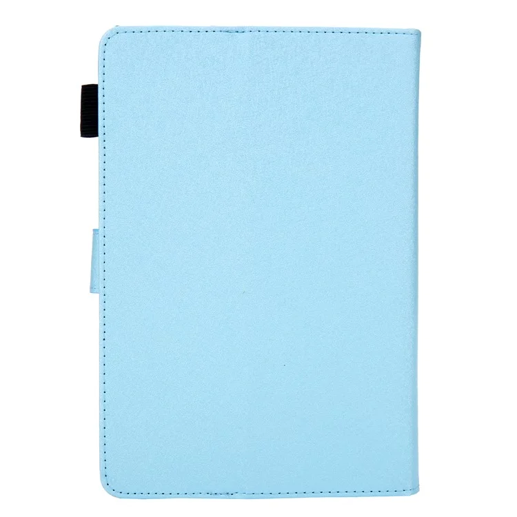 Capa Universal De Couro De Couro Com Armazenamento De Cartão Para Tablet De 7 Polegadas - Bebê Azul