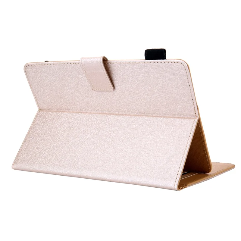 Universal Leather Case Cover with Card Storage for 8 inch Tablet - Gold
