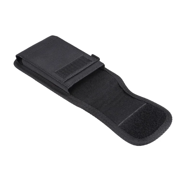 Coute de Téléphone à Poche Tactique Extérieure Étui Vertical Holter Universal Clip Flip Portez Pour le Téléphone Portable - le Noir