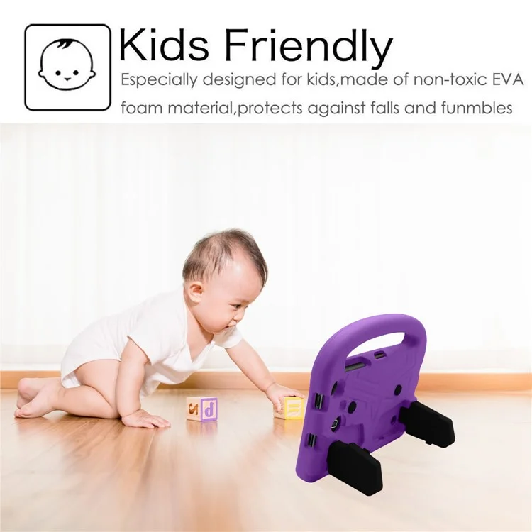 Coperchio Del Tavolo da Schiuma EVA Resistente Agli Shock Per Samsung Galaxy Tab E 8.0 / Tab A 8.0 (2017) / Tab A 8.0 (2018) - Viola