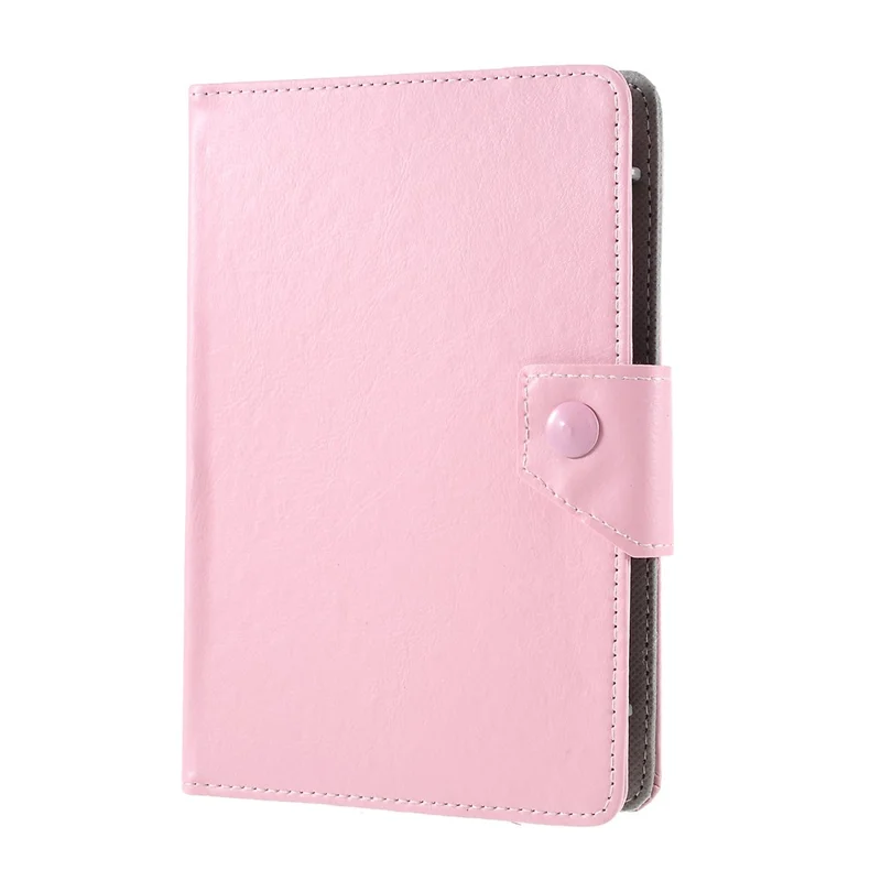 Crazy Horse Texture Leather Case Universal Tablet Cover for 10-inch Tablets - Rose - Pink