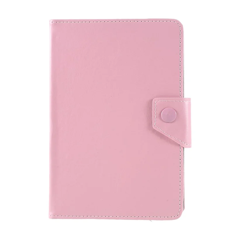 Crazy Horse Texture Leather Case Universal Tablet Cover for 10-inch Tablets - Rose - Pink
