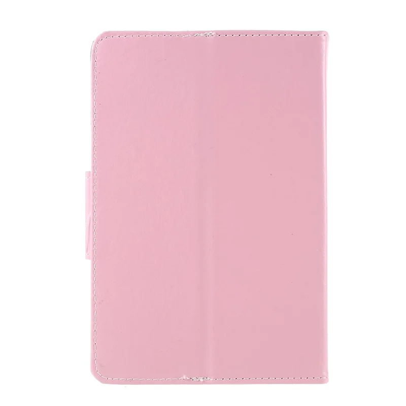 Crazy Horse Texture Leather Case Universal Tablet Cover for 10-inch Tablets - Rose - Pink