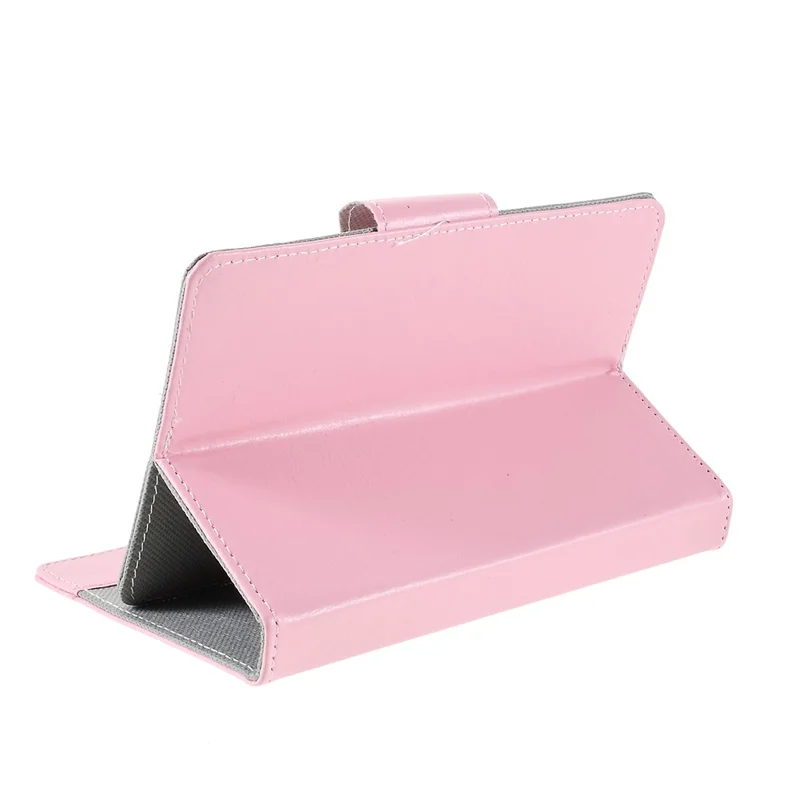 Crazy Horse Texture Leather Case Universal Tablet Cover for 10-inch Tablets - Rose - Pink