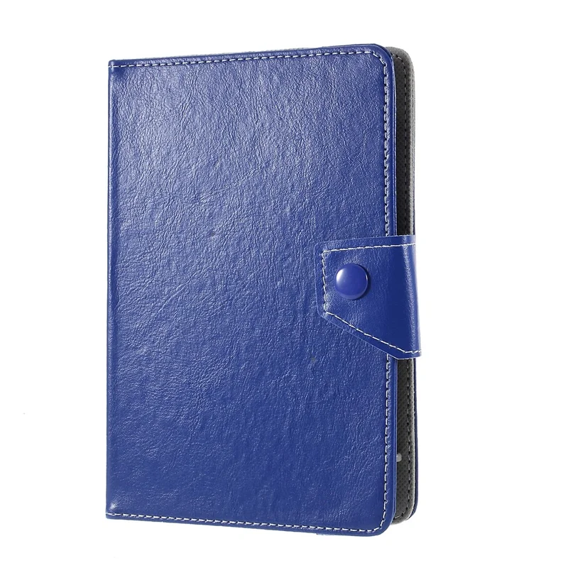 Crazy Horse Texture Leather Case Universal Tablet Cover for 10-inch Tablets - Rose - Dark Blue