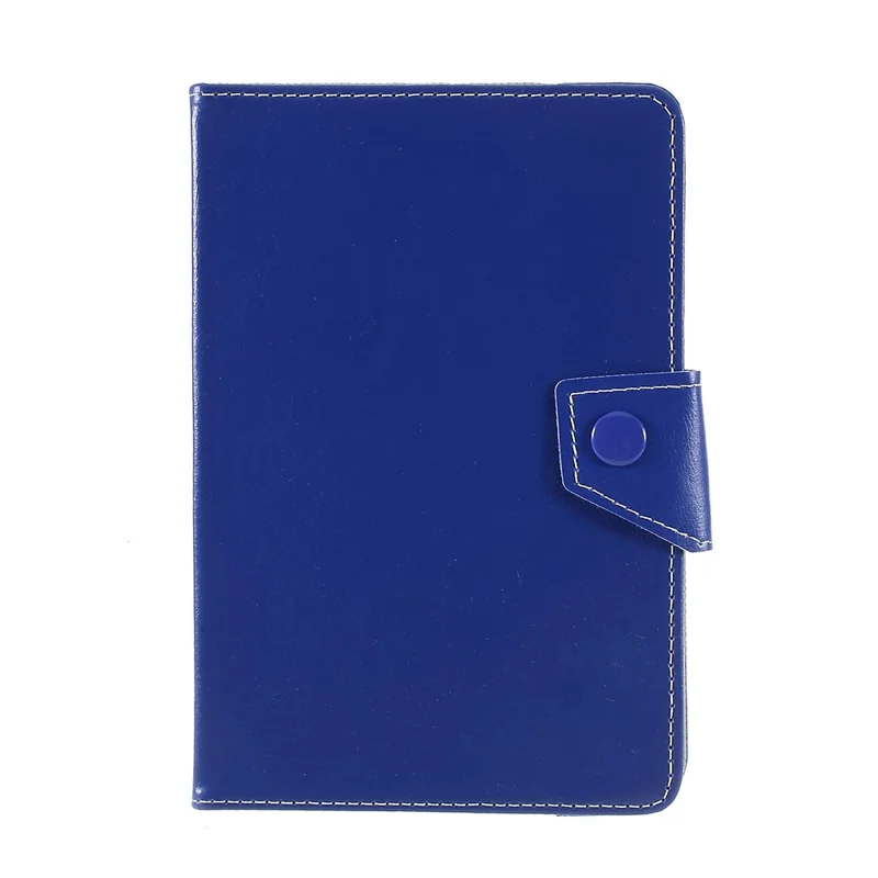 Crazy Horse Texture Leather Case Universal Tablet Cover for 10-inch Tablets - Rose - Dark Blue