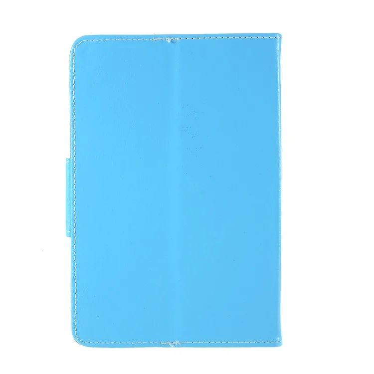 Crazy Horse Texture Leather Case Universal Tablet Cover for 10-inch Tablets - Rose - Baby Blue