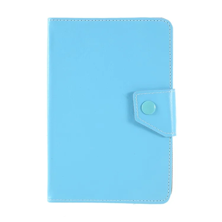 Crazy Horse Texture Leather Case Universal Tablet Cover for 10-inch Tablets - Rose - Baby Blue