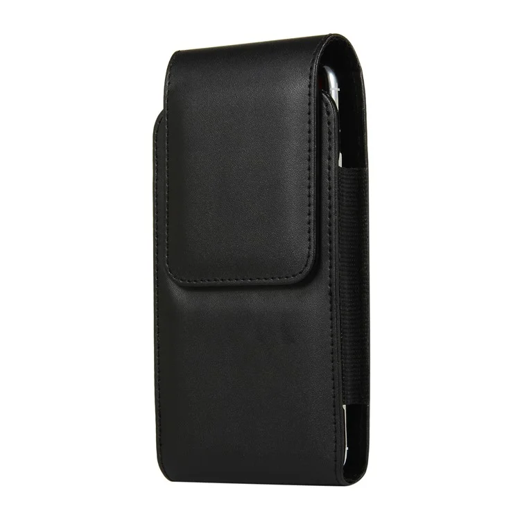 6.3 inch Universal Clip-on Waist Bag Card Holder Pouch Leather Phone Cover for iPhone 11/11 Pro/XR/XS