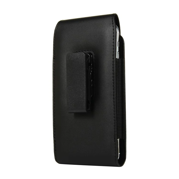 6.3 inch Universal Clip-on Waist Bag Card Holder Pouch Leather Phone Cover for iPhone 11/11 Pro/XR/XS