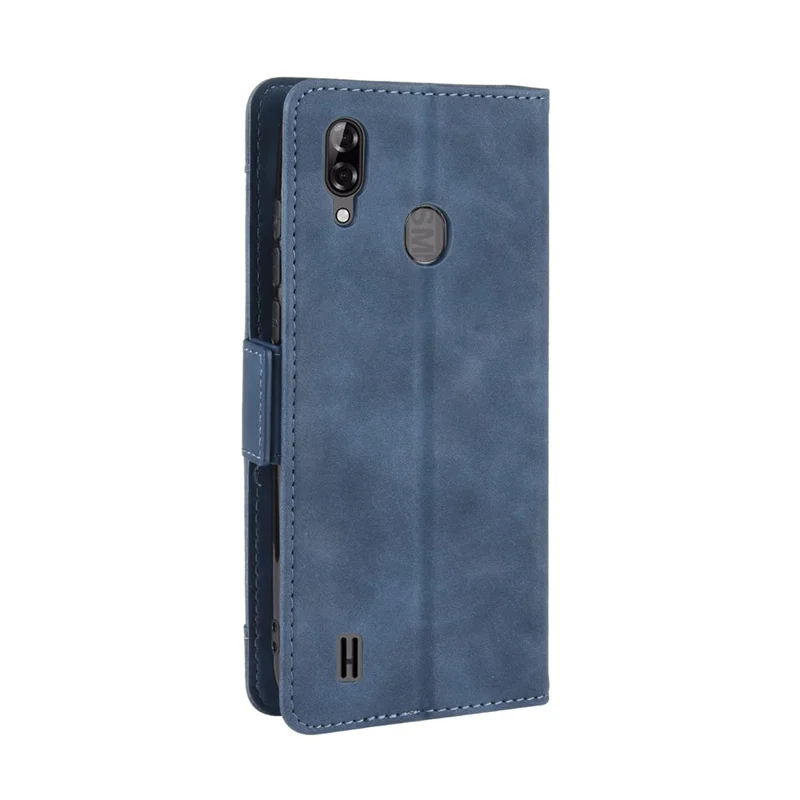 Стоя Кошелька Flip Leather Phone Shell Для Blackview A60 Pro - Синий