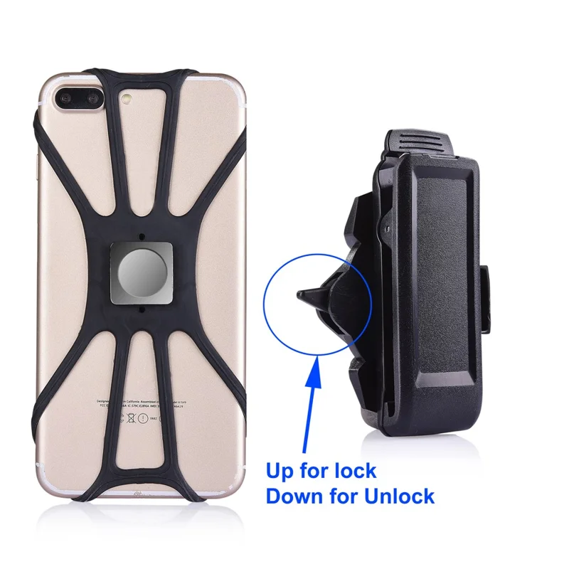 Universal Flexible Octopus Shape Magnetic Phone Shell + Belt Clip