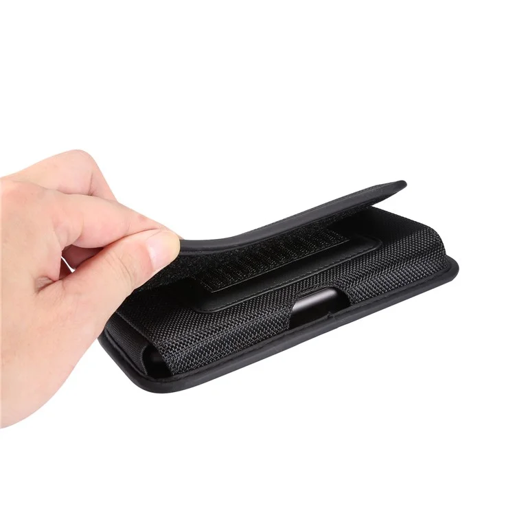 Universal Hanging Waist Bag Card Holder Pouch Men's Wallet Mobile Phone Bag for 4.7-inch Smartphones