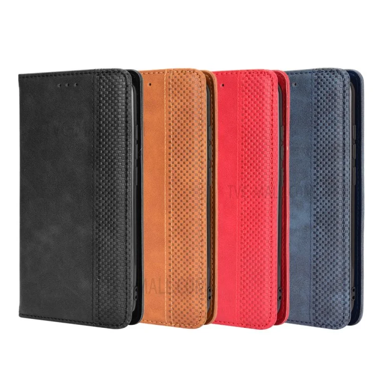 Vintage Style Portefeuille Couverture De Téléphone En Cuir Pour Ulefone Note 9P - Noir