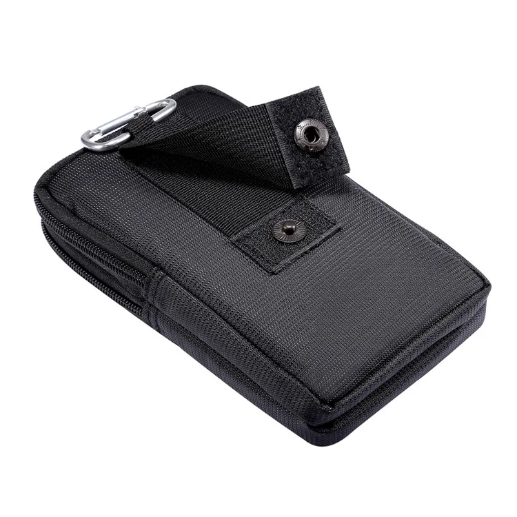 Étui de téléphone universel de 6,7/6,9 pouces pour la vie sportive et de loisirs avec sac banane pour iPhone Samsung Huawei, etc. - Noir