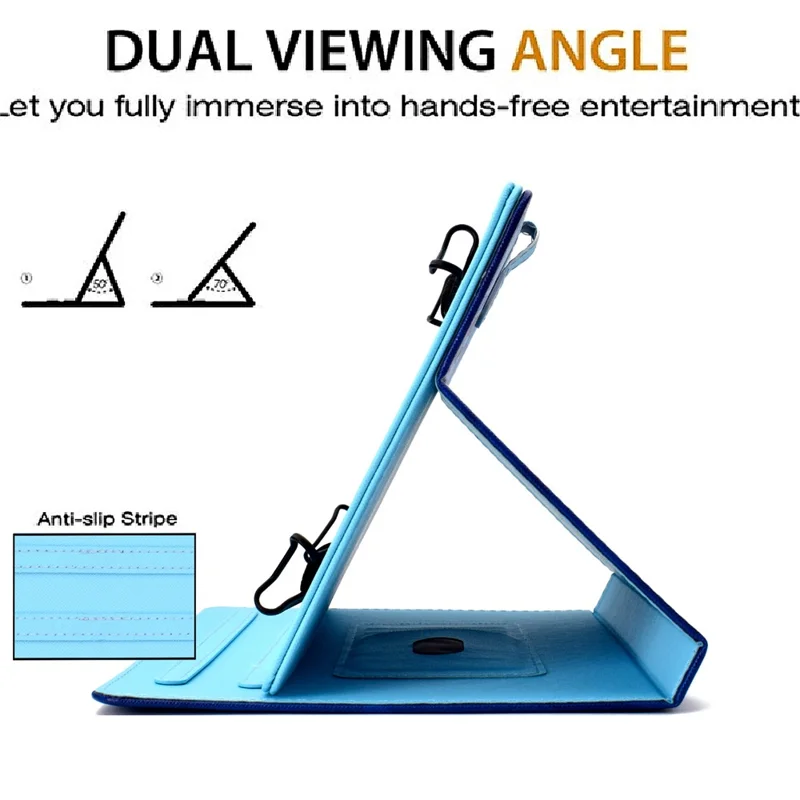 Full Protection Pattern Printing Universal Leather Tablet Case for 8-inch Tablets - Butterflies and Flowers