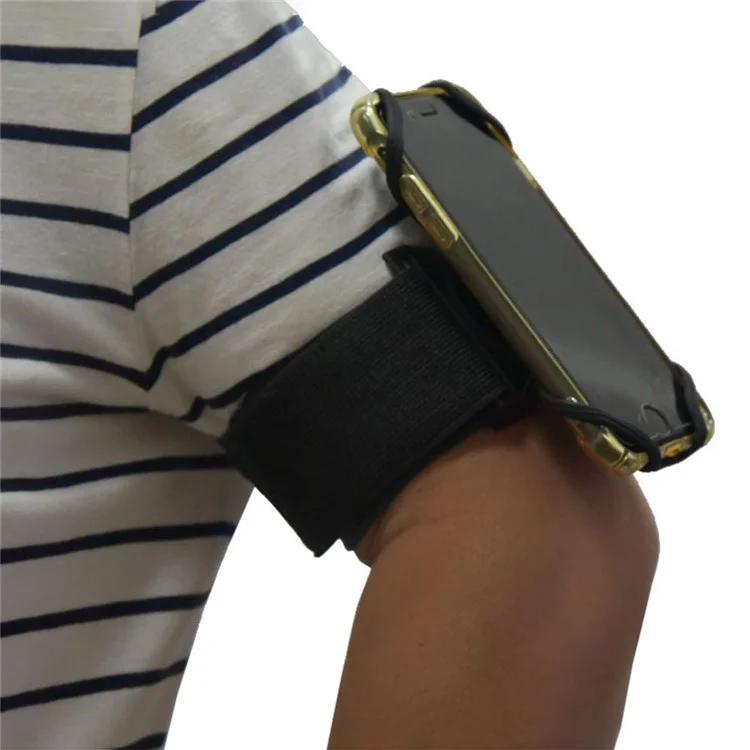 Sports Running Armband Phone Holder Rotatable Elastic Silicone Wrist Arm Band for 4-7 inch Phone