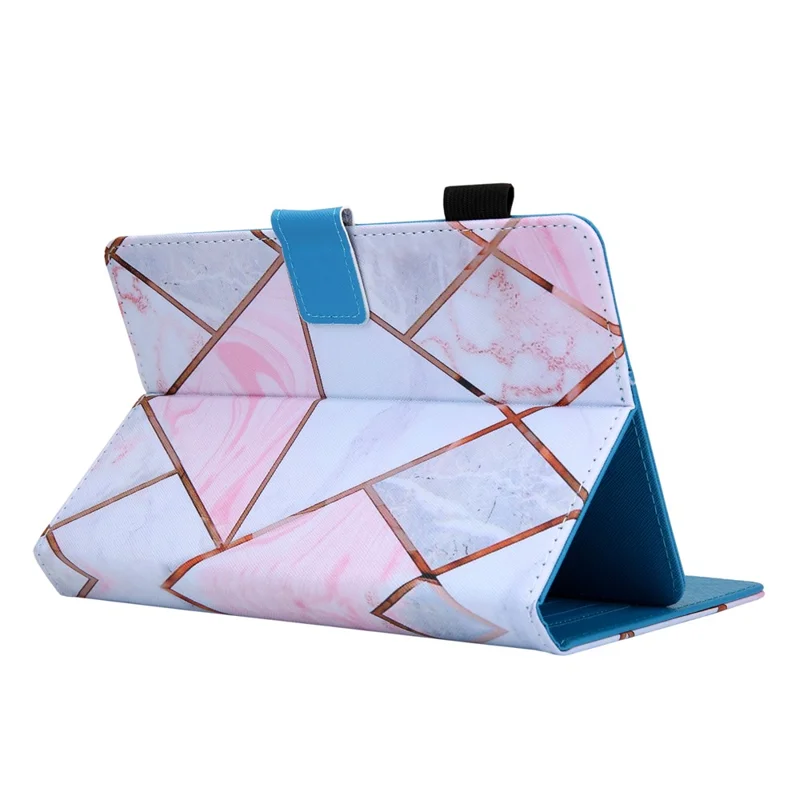 Stootvaste Universal Leather Tablet Hoes met Patroon voor 10-inch Tablets - Roze Marmer
