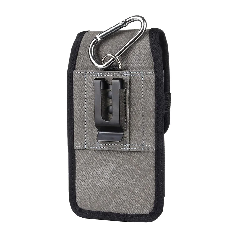 Hanging Waist Bag Universal Leather Phone Pouch with RFID Blocking Technology, Size: 17x9.2x2.2cm