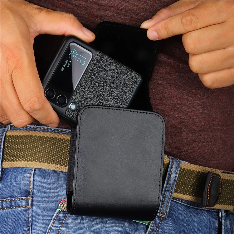 360 Degree Roating Belt Clip Cell Phone Waist Bag for Samsung Galaxy Z Flip3 5G Motorola Razr 5G