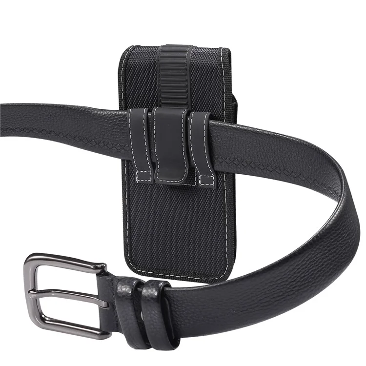 5.8-6.1inch Smart Phone Belt Loop Back Clip Waist Bag for iPhone 13/13 Pro/12/12 Pro