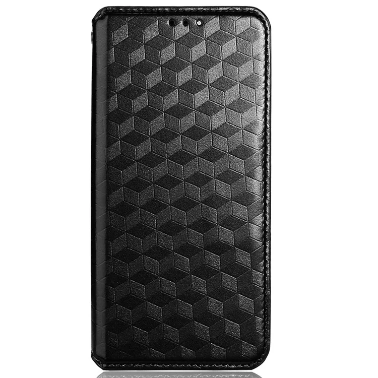 Para TECNO Phantom X / AC8 Capa de Telefone Celular Carteira com Suporte Padrão Impresso Couro PU + Cobertura de Telefone TPU - Preto