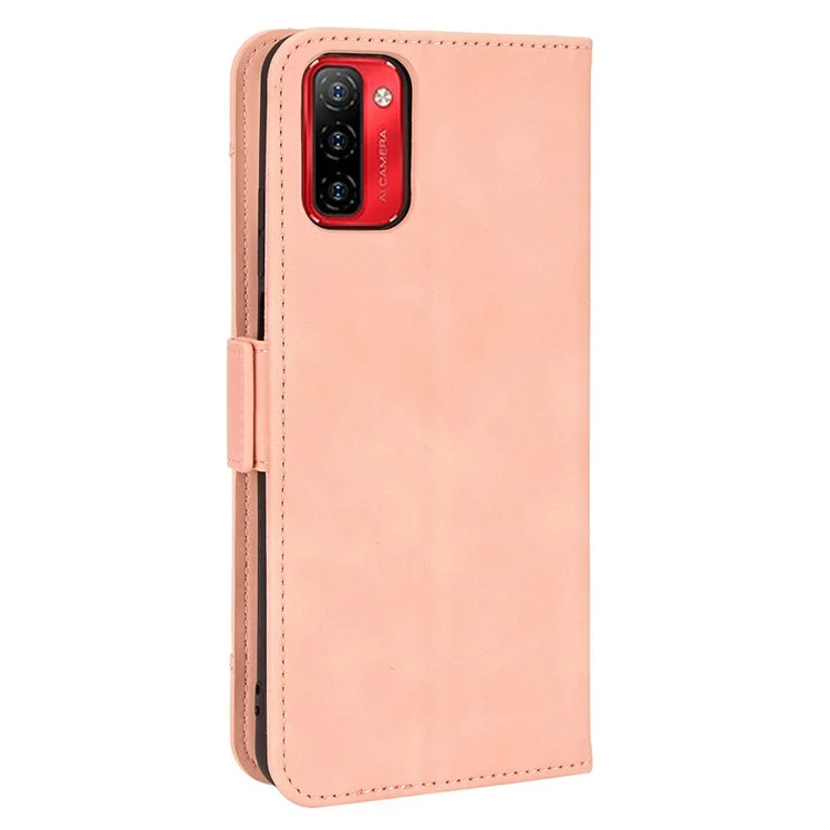 Portafoglio a Protezione Completa Coperchio Per Telefono in Pelle PU Per Ulefone Nota 12p, Custodia a Chiusura Magnetica Con Slot di Schede Multipli - Rosa