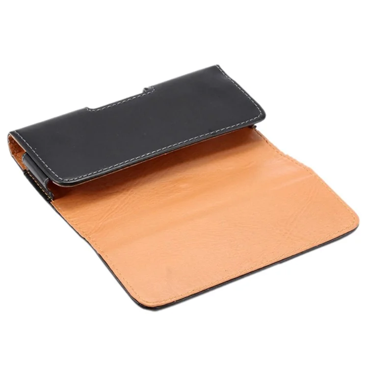 Glossy PU Leather Phone Pouch Belt Clip Case Belt Loop Waist Purse for Phone Size Between 6.7-6.9 Inches